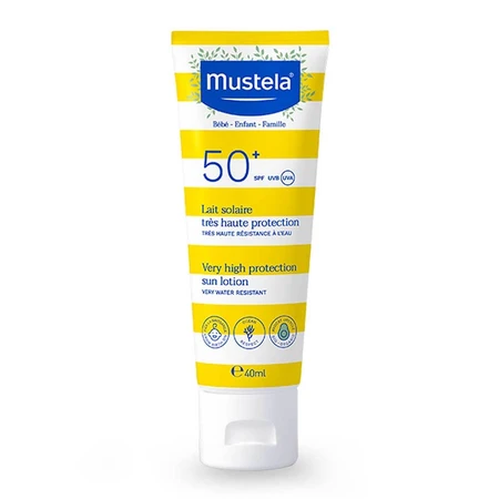 Loción solar con FPS 50+, 40 ml, Mustela