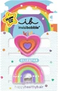 AMBITAS Invisibobble Clipstar Glow Happy Heart Pinzas para el pelo para niños 2 piezas