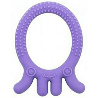DR BROWN'S Chewing Toothpaste for 3+ Months, Purple Octopus TE 006