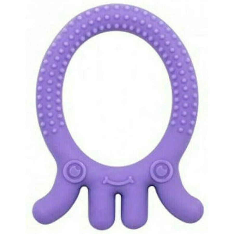 DR BROWN'S Chewing Toothpaste for 3+ Months, Purple Octopus TE 006