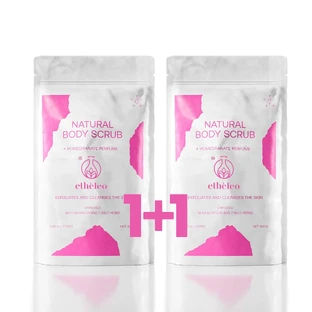 ETHELEO Natural Body Scrub Pomegranate 300gr 1+1