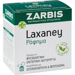 LAXANEY Boisson avec 100% de mélange de plantes de Synname et de Fenouil pour une fonction intestinale normale, contre la constipation et les ballonnements 10 sachets x 2gr