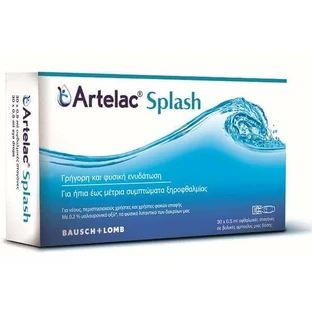 ARTELAC Splash oogdruppels voor hydratatie, 30x0,5ml