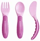 MAM Baby's Cutlery Fork, Spoon, Knife For 6+ Months 515G