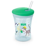 NUK Action Cup Training Cup with Straw 12m+ 230ml In Various Colours - Green
