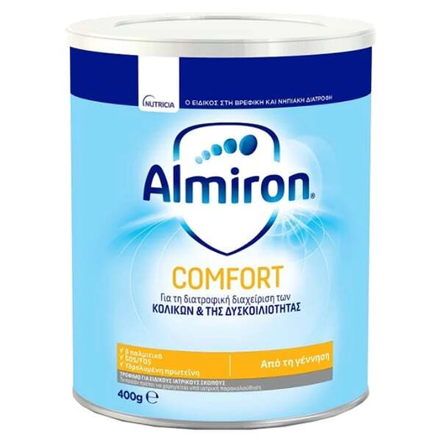 ALMIRON Comfort Lait en poudre pour bébé contre les coliques et la constipation 400g