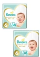 PAMPERS Premium Care N6 Para 13+kg 76 Piezas ( 2 Paquetes de 38 Piezas )