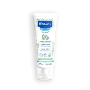 MUSTELA Hydra-Bebe Crème Visage Crema Hidratante con Aguacate BIO 40ml