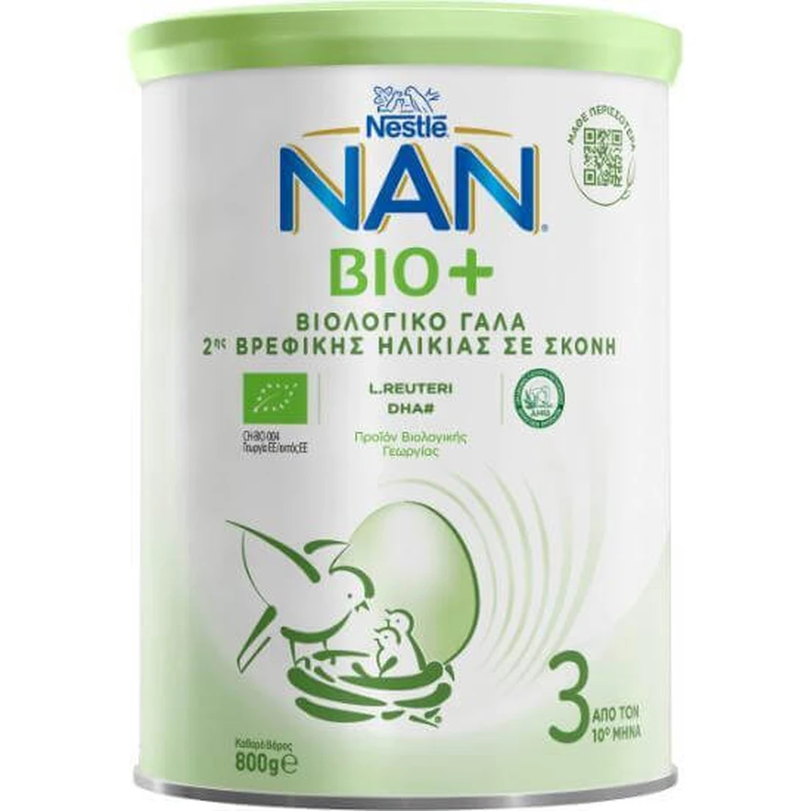 NAN Nan Bio 3 Bio-Milch für das zweite Kind ab 12 Monaten, 400gr
