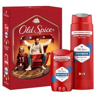 POLD SPICE XMS25 Set de regalo para hombre con desodorante en barra y gel de ducha Whitewater