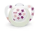 Suzeta NUK Silicone Star Night pentru 6-18 luni - roz