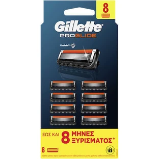 GILLETTE Fusion Proglide Onderdelen 8 Stuks