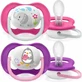 AVENT Ultra Air Animals Orthodontic Silicone Soother pentru 6-18 luni 2 bucăți [SCF080/12] - Roz