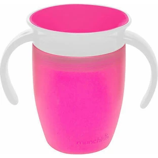 MUNCHKIN Miracle 360° Trainer Cup Kinder Training Cup, Rosa 207ml