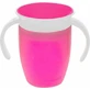 MUNCHKIN Miracle 360° Trainer Cup Kinder Training Cup, Rosa 207ml