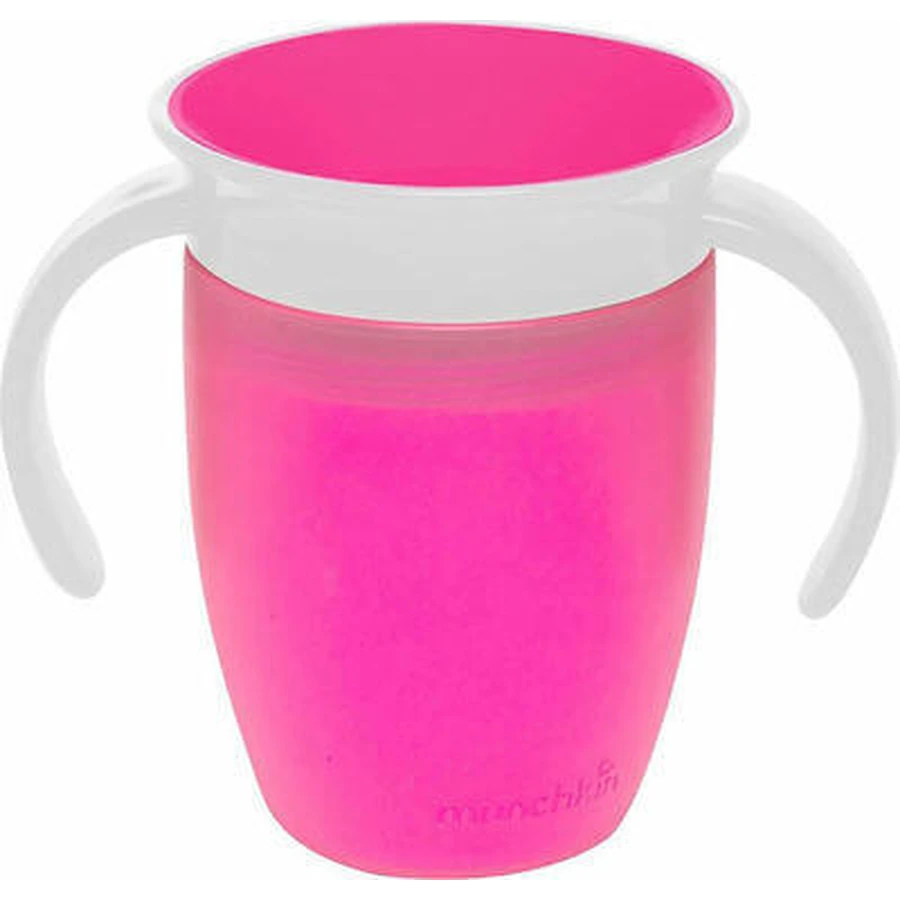 MUNCHKIN Miracle 360° Trainer Cup Kinder Training Cup, Rosa 207ml