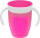 MUNCHKIN Miracle 360° Trainingsbeker Kinderen Trainingsbeker, Roze 207ml