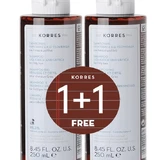 KORRES Shampoo For Oily Hair With Licorice & Nettle 250ml 1+1 Free