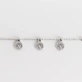 FARMA BIJOUX Stainless-Steel Bracelet Silver with Hanging Trees of Life (0809)