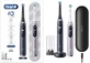 ORAL B iO Series 9 Duo Electric Toothbrushes Black &amp; Rose Quartz Black &amp; Pink 2 Pieces