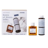 KORRES Promo Scents Of Greece Lefko Eau De Toilette Women's Perfume 50ml & Shower Gel Perfumed Shower Gel 250ml