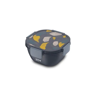 NAVA Food Container Plastic Square We Care In Black 1700ml (10-259-001)