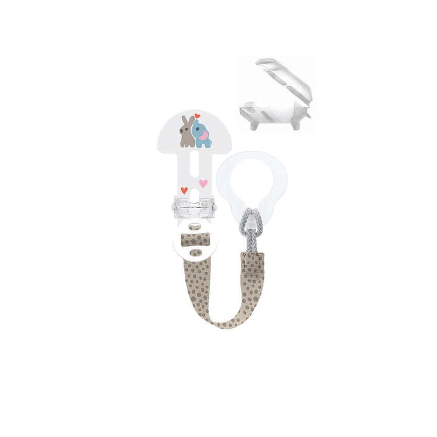 MAM Clip It ! et Cover Ruban de maintien de la sucette avec capuchon 0+ mois 335U