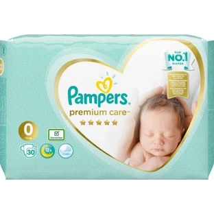 PAMPERS Babyluiers Premium Care Nr.0 0-3Kgr 30 Stuks