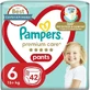 PAMPERS Premium Care Pants Diaper-Braces Size 6 (15kg+), 42 Pieces JUMBO+