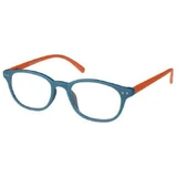 EYELEAD Presbyopie-Brille E154 Blau-orange Knochenstruktur 0.75