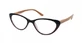 EYELEAD Presbicia - Gafas de lectura con brazo de madera, burdeos forma de mariposa E206 +4.00