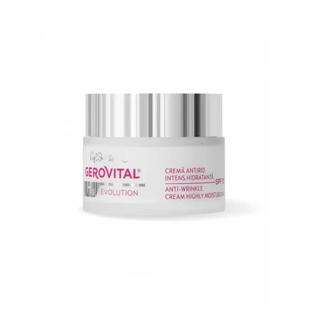 Gerovital H3 Evolution Crema Hidratante Antiarrugas Intensa 45+ SPF10, 50 ml, Farmec