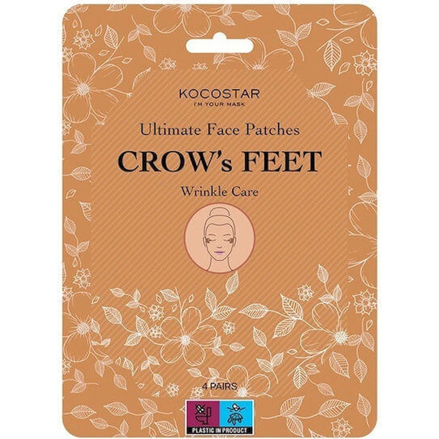 KOCOSTAR Ultimate Face Patchs Crow's Feet pour les rides au coin des yeux 4 paires