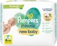 PAMPERS Harmony Wipes New Baby Alkohol &amp; Duft frei Baby Wipes (4 Packungen mit 46 Stück) 184 Stück