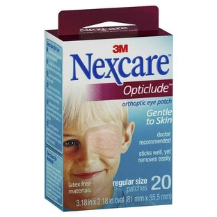 OPTICLUDE 3M Nexcare Augenpads Normale Größe, Farbe Beige 20 Stück