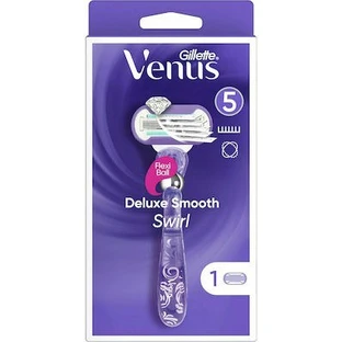 GILLETTE Venus Deluxe Smooth Swirl Scheerapparaat & Reservekop