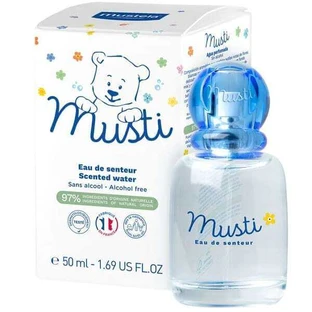 MUSTELA Musti Musti Eau de Senteur Duftwasser Parfüm für Babies & Kinder, 50ml
