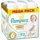 PAMPERS Pañal Premium Care No. 6 Para 15+kg 93 Piezas