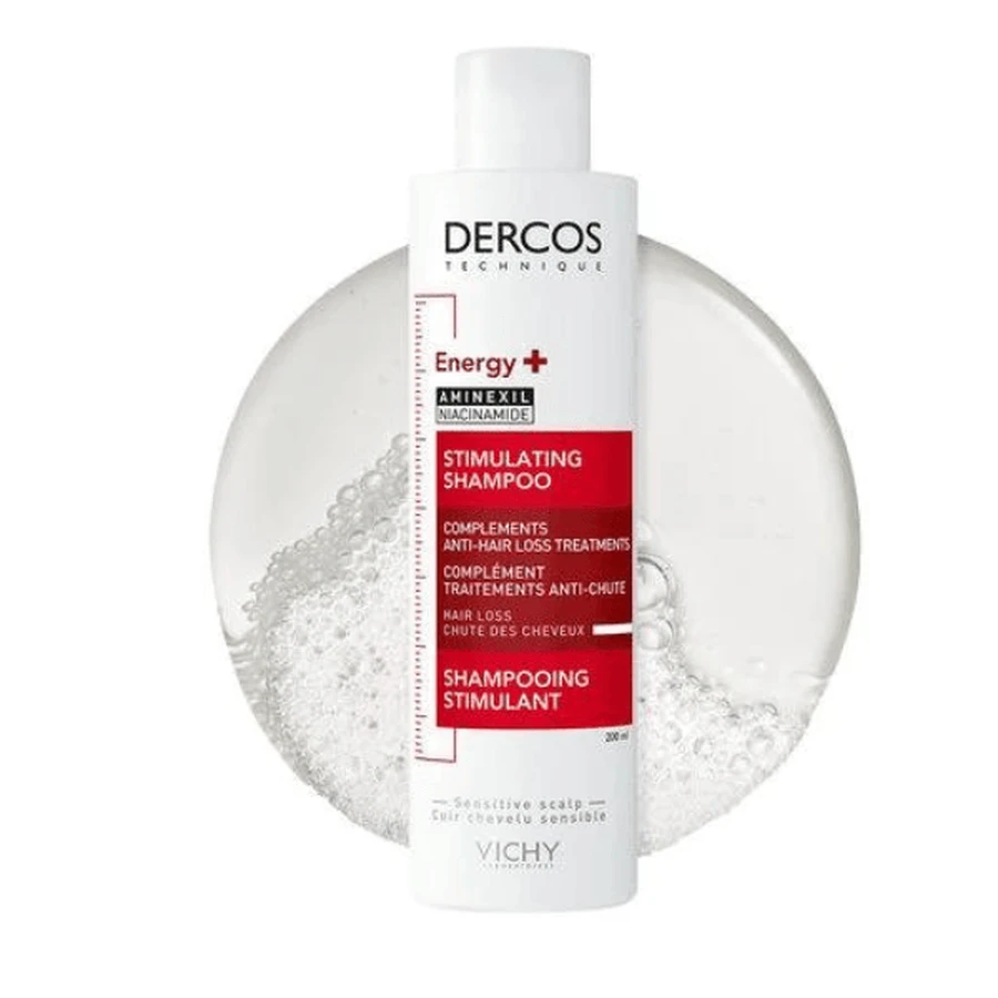 VICHY Dercos Champú Energizante Champú Energizante Anticaída, 200ml
