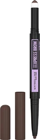 MAYBELLINE Express Brow Satin Duo Potlood, wenkbrauwpotlood 04 Donkerbruin
