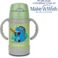 NAVA Thermosflasche aus Edelstahl mit Griffen We Care 300ml Grün (10-113-003)