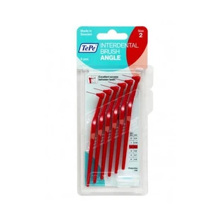 TEPE Intermediate Brushes Angle No.2 0,5mm Red x6