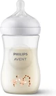 AVENT Natural Response kunststoffles voor 1+ maanden, Giraffe 260ml [SCY903/66]