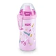 NUK First Choice Junior Beker met Duw-Trek-Deksel Vanaf 18 Maanden, 300ml In Verschillende Kleuren - Roze
