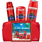 OLD SPICE Promo For Men Captain Desodorante Spray 150ml, Desodorante Stick 50ml, Gel de Ducha y Champú 250ml & Caja de Regalo