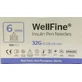 WELLFINE Insulin Pen Nadeln 32G 6mm 100 Stück