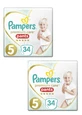 PAMPERS Premium Care Pants Pants No 5 Para 12-17 kg 68 piezas (2 Paquetes de 34 piezas)