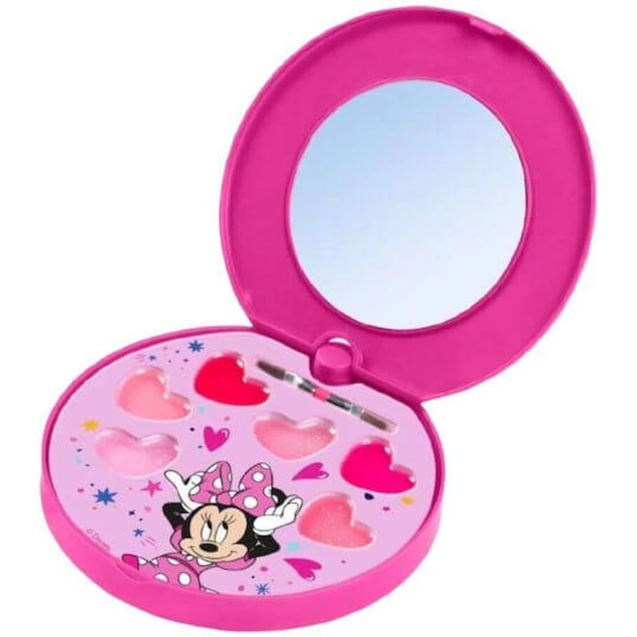 LORENAY Minnie Set de gloss pour enfants avec miroir
