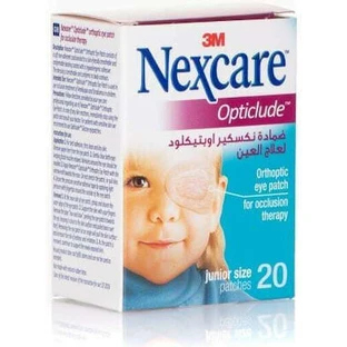 3M Nexcare Opticlude Eye Pads pour enfants en beige x20 pièces