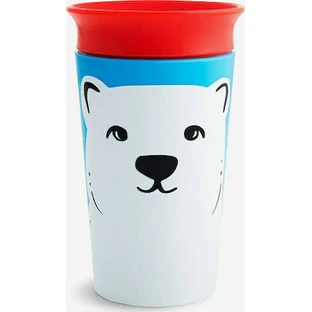 MUNCHKIN Miracle 360° Sippy Cup Educatief Polar Bear Glas Voor 12+ Maanden 266ml